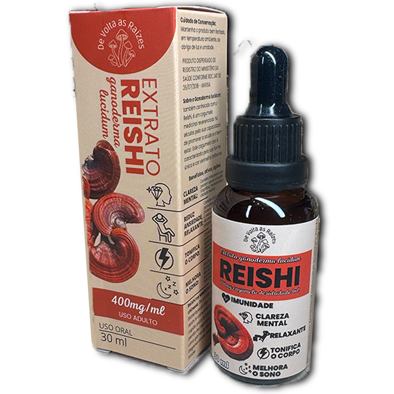 Reishi - Extrato líquido de cogumelo funcional 30ml